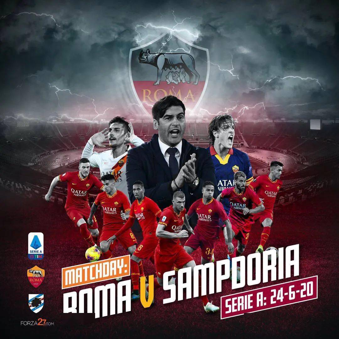 关于罗马客场逆转绝杀桑普多利亚，紧逼榜首的信息